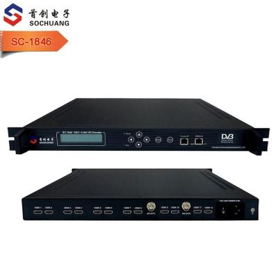 China Cheap DVB Headend 12 Channels mpeg4 H.264 HD/1080i Encoder Multichannel to IP and ASI Converter /DVB Headend, IPTV, HDTV, Streaming Server for sale