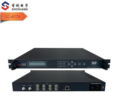 China dvb c rf modulator for dvb c headend system (8*ASI IN, 4*DVB-C RF) SC-4174 for sale