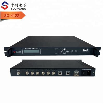 China SC-4122 uplink TV satellite wireless satellite TV dvb-s2 encoder modulator/dvb-s/s2/dvb-s wireless transmodulator for sale