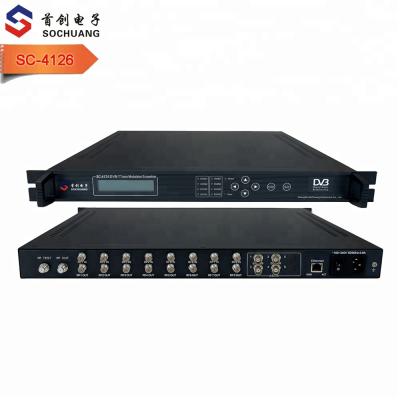 China SC-4126 DVB-S/S2 to DVB-T Converter for TV Broadcast Equipment SC-4126 for sale