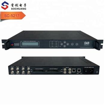 China Hotel catv/cable tv satellite receiver SC5217 with IC slot Digital DVB Braodcast IRD satellite decryption with IC CAM module for sale