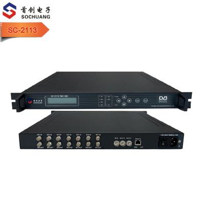 China 2133 dvb-s satellites dvb-s2 to asi multiplexer professional ird (8*DVB-S/S2 RF in, ASI) SC-2133 for sale