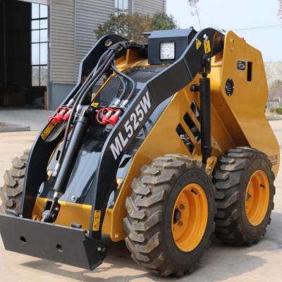 China Machinery Repairs Workshop MATTSON 4x4 Skid Steer Loader ML525W With Kubota D1105 Engine EPA CE Certificated for sale