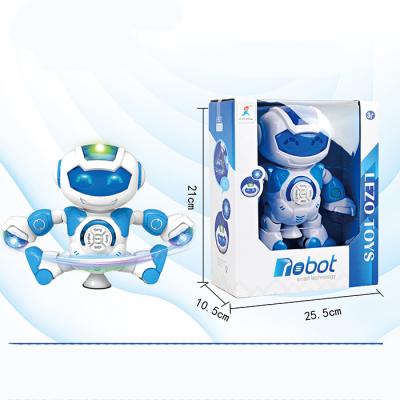 China Singing and dancing lights acousto-optic electric robot toy for sale