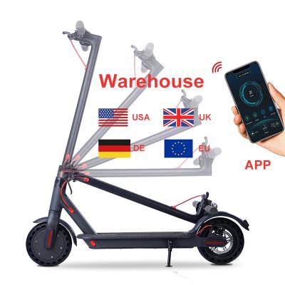 China Hot sale unisex EU UK USA US warehouse long range cheapest fast high speed folding battery delivery aluminum alloy E electric scooter for sale