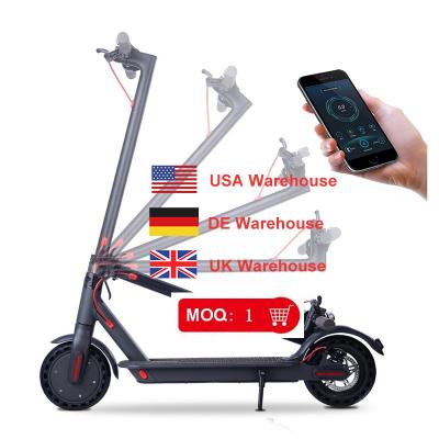 China European USA UK Europe Unisex Warehouse Quick Drop Shipping 350 W 36V Lithium Battery 2 Wheel APP E High Speed ​​Electric Scooter for sale