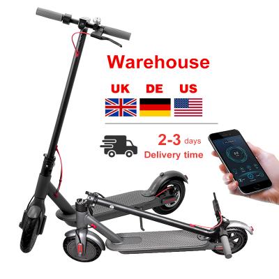 China Warehouse EU UK USA Unisex E-scooter Led Two Wheel Folding E Scooter Lightweight Fast Foldable Electric Scooter Lithium Battery Electric Scooter For Adults for sale