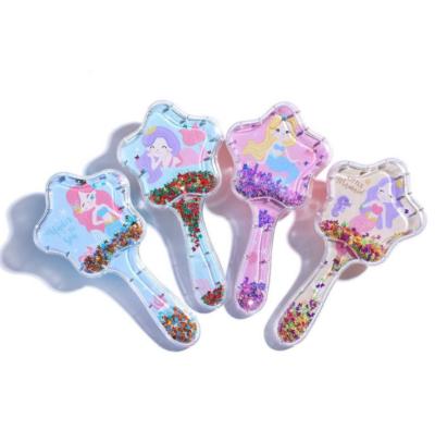 China 2021 Kawaii Cartoon Five Wholesale Air Cushion Comb Comfortable Treble Hair Comb Star-shaped Toy For Children for sale