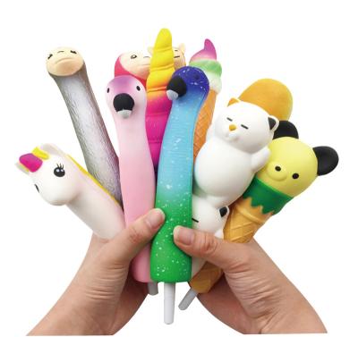 China Popular A Variety Of Design PU Squishy Animal Toy Pen for sale