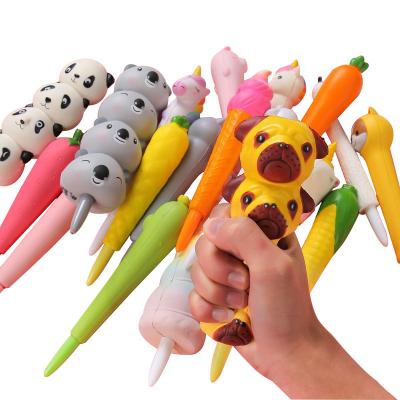 China Popular Kawaii Trigger PU Gift Super Soft Squishy Pen for sale