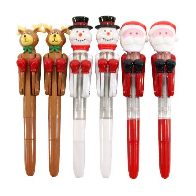 China Creative Santa Style Ballpoint Pen Boxing Relaxation Of New Popular Creative Wholesale Toy Pen For Children for sale