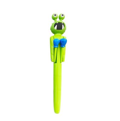 China Hot-selling Popular Character Pen Custom Funny Cartoon Animal Cute Ballpoint Pen New Fashion Kids Gift for sale