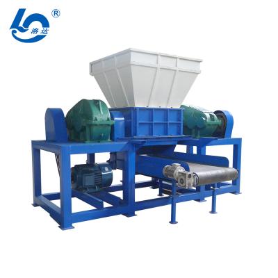 China Waste Textile Plant Double Shaft Plastic Shredder Machine Wood Shredding / Twin Shaft Shredder Cardboard Box for sale