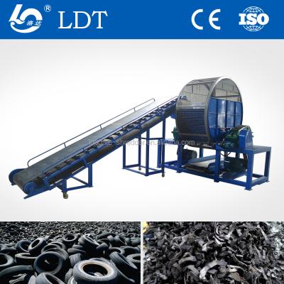 China Portable rubber processing machinery tire shredder machine for sale tire/car shredder machine/tire shredder machine for sale for sale