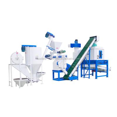 China High efficiency automatic low cost poultry chicken feed pellet production line animal feed milling machine with cheap price for sale