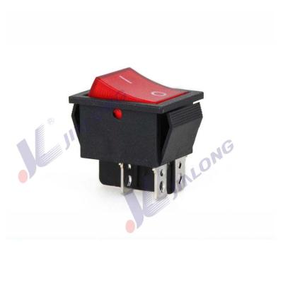 China USA 250V 15 Amp 125/20A KCD4 Red Light On/Off Rocker Switch for sale