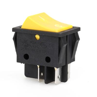 China DPST Customized CE VDE 16A Double Pole Rocker Switch Rocker Switch for sale