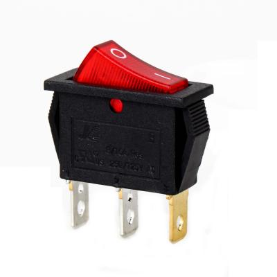 China Colorful Light SPST ON-ON Height Rating 16a 250v Rocker Switch KCD3 Series for sale