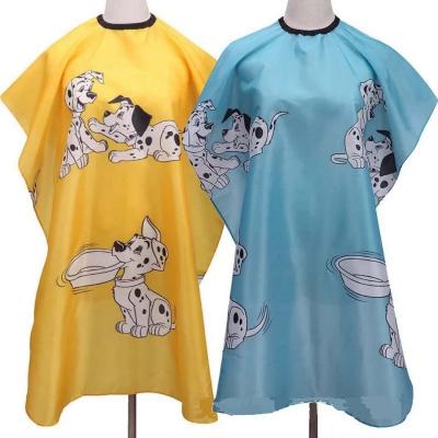 China Nylon Cost Effective Children's Capes Cartoon Style Hairdresser Clipping Cape For Kids for sale