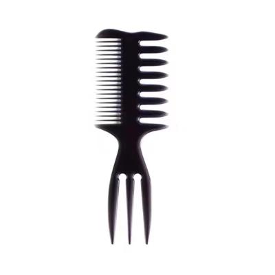 China Professional Home Barber Comb Mens Oil Hair /Hotel /Salon /Travel Salon Styling Comb Big Wide Tooth Ribs Hair Comb for sale