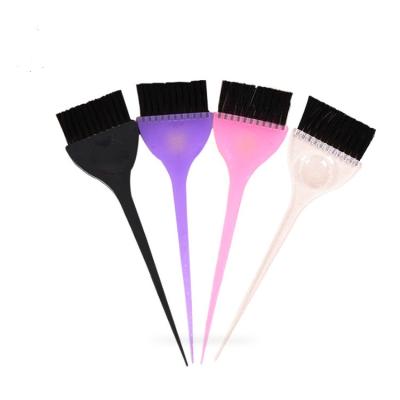 China Wholesale Plastic + Nylon Wool Pick Tail Styling Salon And Hairdressing Tool Home Dye Sweep Tint Brush for sale