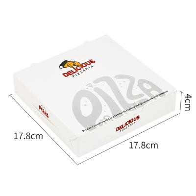 China Recyclable Pizza Box Cheap Paper Take Away Manufacturers Logo Printed Pizza Box Custom Made Pizza Box for sale