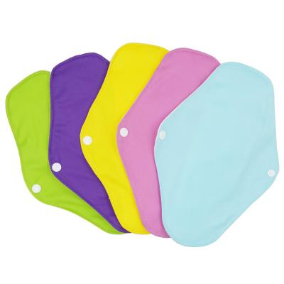 China Feminine Washable Reusable Sanitary Napkin Lining Cloth Reusable Sanitary Pads Side-gather Care Sanitary Pads for sale