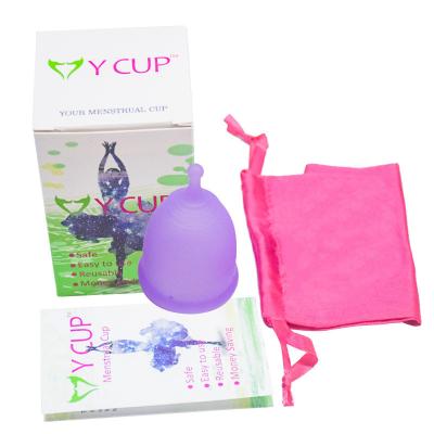 China Reusable Menstrual Cup 100% Silicone Healthy Menstrual Medical Women Lady Period Cup Copa Menstrual Cup for sale