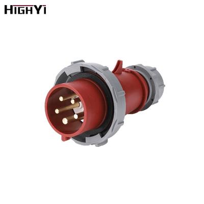 China HY3502 Industrial 3p+E+N 380~415V 32 Amp High End Type Industrial Socket With IP67 Waterproof Protection for sale