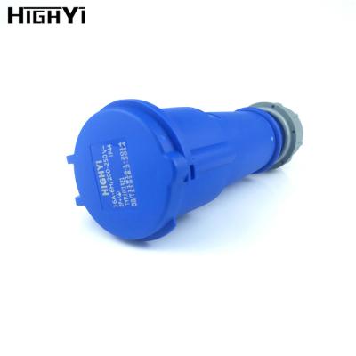 China HY1321 IP44 Industrial Protection 3p 200~250V 16A Industrial Three Phase Coupler With Good Connection for sale