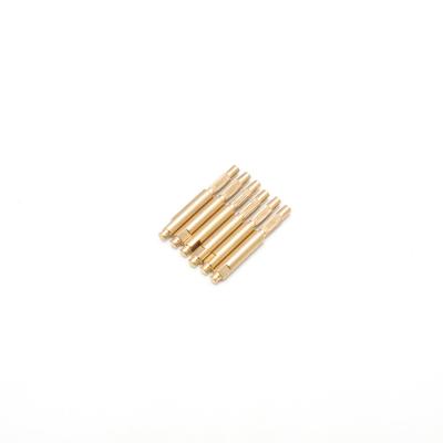 China Hotels Custom OEM CNC Machining Parts Motor Brass Micro Knurled Shaft for sale