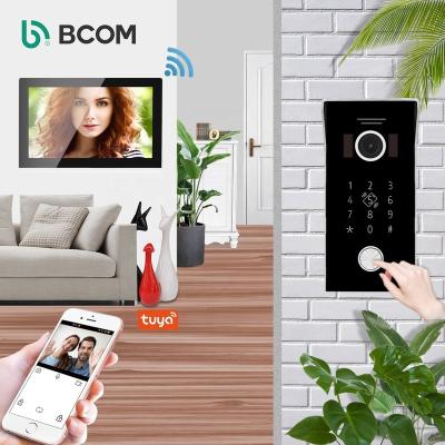 China Bcom contemporary smart multi user wireless night vision tuya smart doorbell monitor poe 2021 wired wifi door bell kit for sale