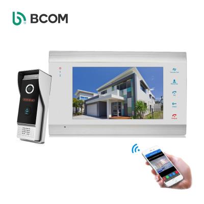 China Zhuhai Bcomtech 86706 WIFI Camera Integrated System 7 Inch Video Door Phone With Motion Detection For Apartment for sale