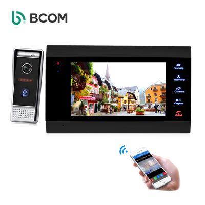 China Android+iOS intercom doorphone super nice doorbell with video camera audio system support work in low temperature for sale