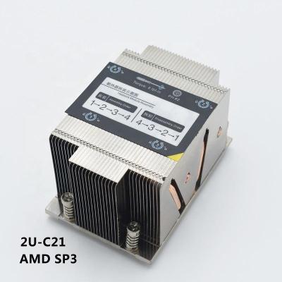 China Computer Case Lori Amd Socket Sp3 2u Server Passive Cpu Cooler for sale