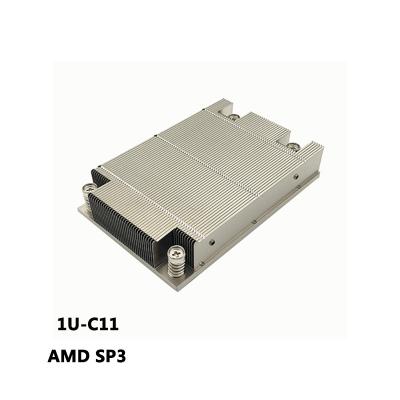 China Computer Case SP3 TR4 1U Server Passive Fanless CPU Heatsink With 3 Copper Pipes For AMD Desktop Computer for sale