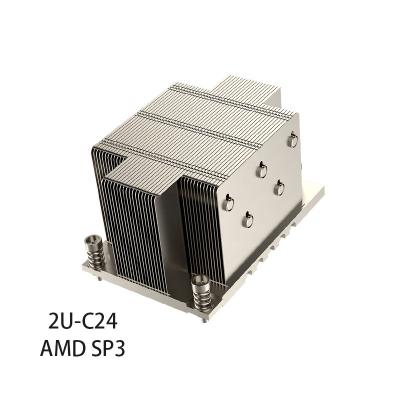 China Computer Case Amd Sp3 Tr4 2u Server Passive Cpu Heatsink cooler for sale