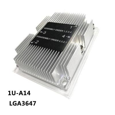 China Computer Case Lori Fclga3647 Narrow Passive Cpu Cooler 1U Low Impedance Aluminum Heatsink For Processor for sale