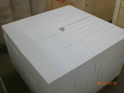 China Lining Corundum Refractory Brick / Block Thermal Insulation High Bulk Density for sale