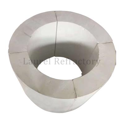 China Refractory High Density Insulation Waterproof Calcium Silicate Pipe Fireproof 230 kg/m3 for sale