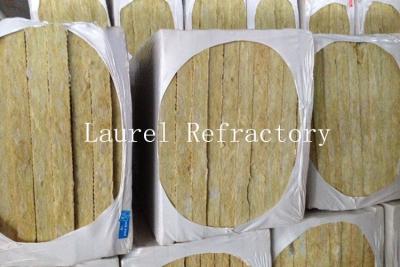 China Rockwool Mattress Refractory Rockwool Sound Insulation with Wire Mesh 20 MM Thick for sale