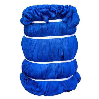 China Multifilament China Price Buy Raschel Blue Nylon Polyester Knotless Strong Type African Market Fishing Nets for sale