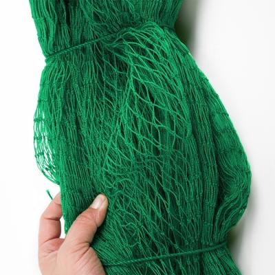 China Multifilament China Factory High Tenacity 380D Polyethylene PE Color Single Knot Double Knots Fishing Nets for sale