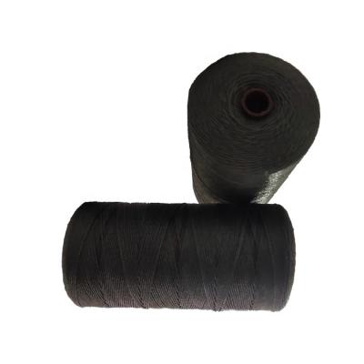 China Hot Sale 380D/27PLY Polyethylene HDPE Gray Color Twist Twine Rope Fishing Nets for sale