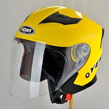 China ABS YM-630 Open Face Motorcycle Helmet Double Open Face Helmet Sun Visor for sale