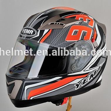 China Adjustable Dual Visor Full Face YM-829 CEE Approved Dual Visor Full Face Motorcycle Helmet yema for sale