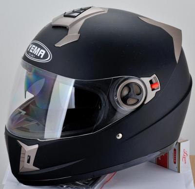 China PP/Plastic YM-828 Double DOT Full Face Motorcycle Helmet Visor Helmet for sale