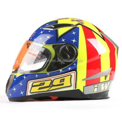 China PP/Plastic DOT visor scooters new double full face motorcycle helmets for sale casco manufacturer china YM-828 for sale