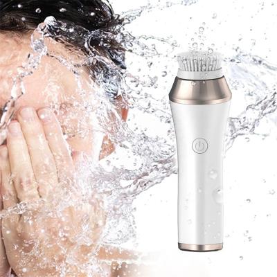 China Rechargeable Facial Brush IPX7 Waterproof Moisturizer with 3 Brush Heads for Exfoliating Massage Deep Cleansing for sale