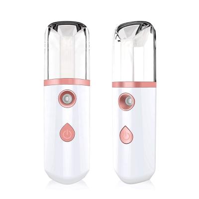 China Handy Nano Nano Skin Care Machine Facial Massager Mist Sprayer USB Handy Facial Massager Moisturizer Mist Sprayer Face Steamer Hydrate for sale